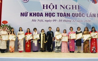 56 Nhà khoa học nữ xuất sắc được tặng bằng khen của Đoàn Chủ tịch Hội LHPN Việt Nam 