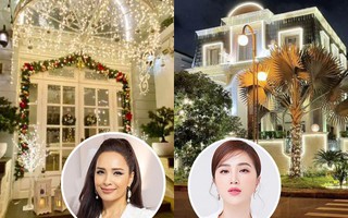 Sao Việt trang trí nhà mùa Noel: Người làm cả biệt thự ánh sáng, người chi lớn "dát vàng"
