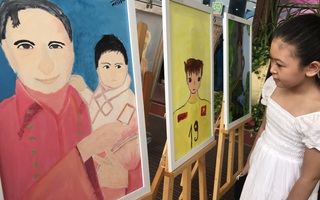 
'Vẽ lên cổ tích' gây quỹ cho trẻ khiếm khuyết 