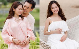 Vợ Dương Khắc Linh mang thai đôi mới hơn 5 tháng bụng đã to như sắp sinh