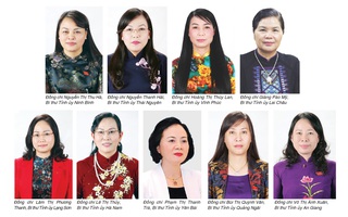 Cả nước có 9 nữ Bí thư Tỉnh ủy đương nhiệm - số lượng nhiều nhất trong những nhiệm kỳ gần đây