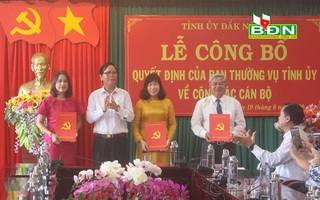 Chủ tịch Hội LHPN tỉnh Đăk Nông được điều động làm Trưởng ban Dân vận Tỉnh ủy