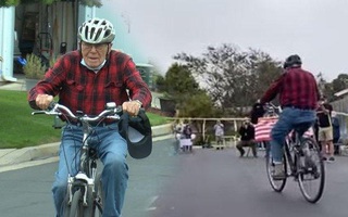 Cụ ông 95 tuổi hoàn thành mục tiêu đạp xe 100.000 dặm