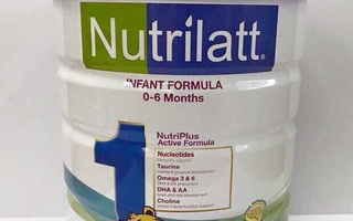 Cục An toàn thực phẩm khuyến cáo không cho trẻ em sử dụng sản phẩm dinh dưỡng Nutrilatt 1 và Nutrilatt 2 