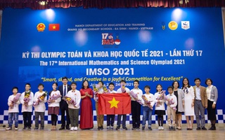 Học sinh Hà Nội đạt 20 huy chương kỳ thi Olympic Toán và Khoa học quốc tế 2021