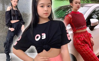 Bé gái Cần Thơ 12 tuổi chuyên đọ sắc Hoa hậu diện croptop ngắn