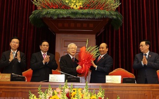 Đồng chí Nguyễn Phú Trọng tái đắc cử Tổng Bí thư Ban chấp hành Trung ương Đảng khóa XIII