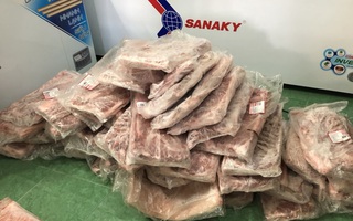 Kiên Giang: Bắt 870kg thịt heo, bò nhập lậu 