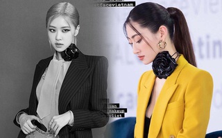 Lương Thùy Linh "đá thúng đụng nia" với Rosé (BLACKPINK)