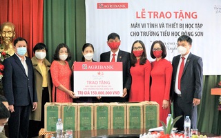 Agribank Nam Nghệ An triển khai chương trình "Thêm con chữ, bớt đói nghèo"