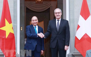 Tổng thống Thụy Sĩ chủ trì lễ đón chính thức Chủ tịch nước Việt Nam