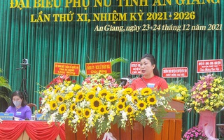 Bà Lê Bích Phượng tái đắc cử chức Chủ tịch Hội LHPN tỉnh An Giang khóa XI