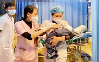 Lập phòng đẻ khẩn cấp cứu sản phụ sinh ở tuần thai 35