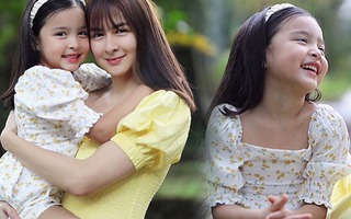 2 mẹ con "Mỹ nhân đẹp nhất Phillipines" khoe ảnh mới, nhan sắc thiên thần nhí lập tức gây sốt