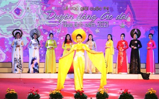 Hà Tĩnh: Trao giải cuộc thi “Duyên dáng áo dài qua ảnh”