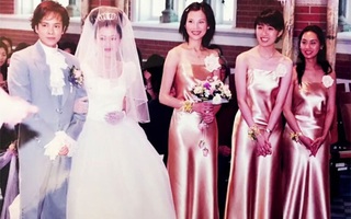 Kỷ niệm ngày thành hôn, "Chúc Anh Đài" Lương Tiểu Băng đăng ảnh cưới năm 2000
