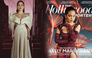Kelly Marie Trần mặc trang phục của NTK Việt lên tạp chí Hollywood