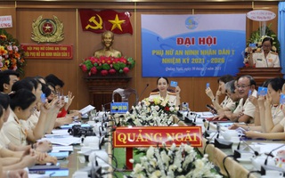 Quảng Ngãi: 2 Đại hội phụ nữ điểm cấp cơ sở trong công an tỉnh