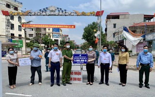 Hội LHPN tỉnh Bắc Ninh ủng hộ công tác phòng chống dịch COVID-19 tại Tiên Du
