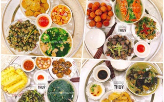 9x Quảng Ninh khoe ảnh 30 bữa cơm, hội chị em thốt lên 2 từ "xuất sắc"
