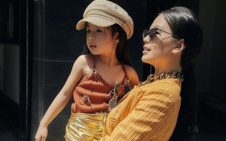 Á hậu Diễm Trang khoe street style khác lạ bên con gái 