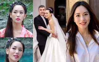 Mỹ nhân đẹp nhất phim Kim Dung hạnh phúc bên chồng ngoại quốc