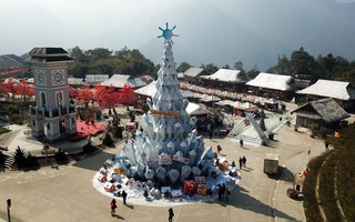 Lễ hội mùa đông Fansipan hút khách những ngày cuối năm 