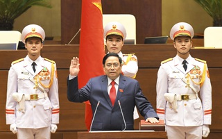 Video Thủ tướng Chính phủ Phạm Minh Chính tuyên thệ nhậm chức