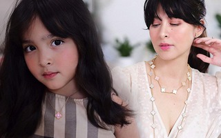 Cùng cắt tóc mái, mỹ nhân đẹp nhất Philippines và con gái "bùng nổ" nhan sắc