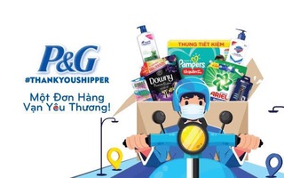 P&G Việt Nam tặng 10.000 phần quà cảm ơn đến các shipper qua chương trình “Một đơn hàng, Vạn yêu thương”