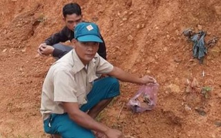 Quảng Trị: Một hộ dân phát hiện 4 hài cốt liệt sĩ khi san nền làm nhà