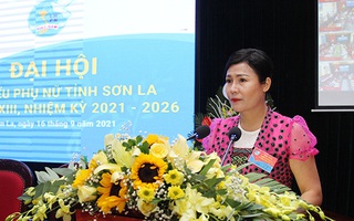 Bà Bùi Thanh Thủy tái đắc cử Chủ tịch Hội LHPN tỉnh Sơn La, nhiệm kỳ 2021-2026