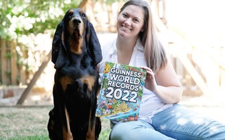 "Nàng" chó lập kỷ lục Guinness vì sở hữu đôi tai dài nhất thế giới