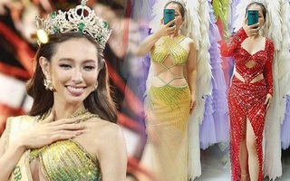 Váy dạ hội của Hoa hậu Thùy Tiên bị may nhái, bất ngờ nhất là thái độ của nhà thiết kế