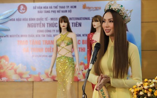 Hoa hậu Thùy Tiên tặng Bảo tàng Phụ nữ Nam bộ 4 trang phục ghi dấu ấn tại Miss Grand International