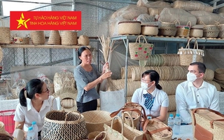 Phục dựng nghề đan cói truyền thống, đưa hàng Việt xuất ngoại