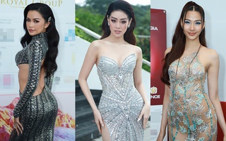 Dàn hoa - Á hậu hội ngộ tại Sơ khảo Hoa hậu Siêu quốc gia Việt Nam 2022
