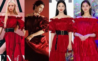 4 Đại sứ Dior so kè sắc vóc trong cùng 1 mẫu váy