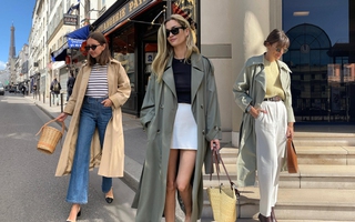 Cách diện áo trench coat thật sang trọng