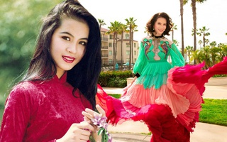 Thời trang "tắc kè hoa" của Nữ hoàng ảnh lịch Thanh Mai