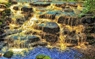 Một "dòng sông vàng" bất ngờ xuất hiện tại Nam Phi