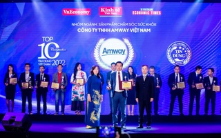 Nutrilite của Amway Việt Nam nhận giải "Top 10 Tin dùng Việt Nam 2022 ngành sản phẩm chăm sóc sức khỏe"