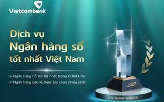 Vietcombank được vinh danh với 3 giải thưởng lớn của The Asian Banker