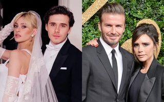 Vợ chồng con trai Beckham có hành động ý nghĩa ngay sau đám cưới