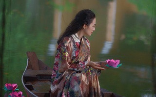 Tinna Tình đẹp đằm thắm trong buổi quay MV “Bát Nhã Tâm Kinh”