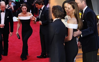 Kate Middleton khoe đường cong trên thảm đỏ Cannes