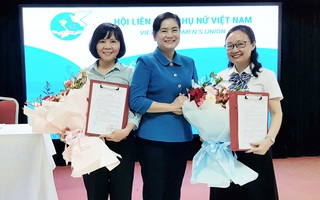 TƯ Hội LHPN Việt Nam trao quyết định bổ nhiệm Giám đốc Bảo tàng PNVN và Tổng Giám đốc TYM