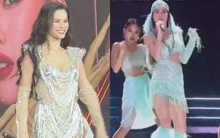 Chung kết Hoa hậu Hoàn vũ Việt Nam: Đông Nhi hát mở đầu, Hồ Ngọc Hà "cháy" hết mình 