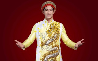 Phi Việt mặc áo dài Vương triều dự thi Nam vương Hoàn vũ 2022