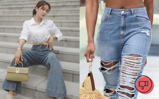 Đừng mặc quần jeans theo 9 cách này nếu không muốn bị chê kém sang